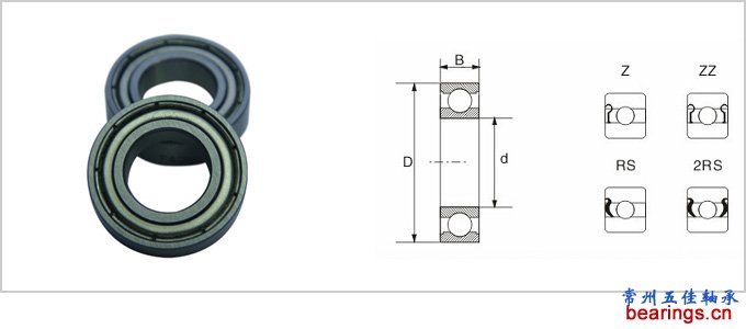 6800系列深沟球轴承规格