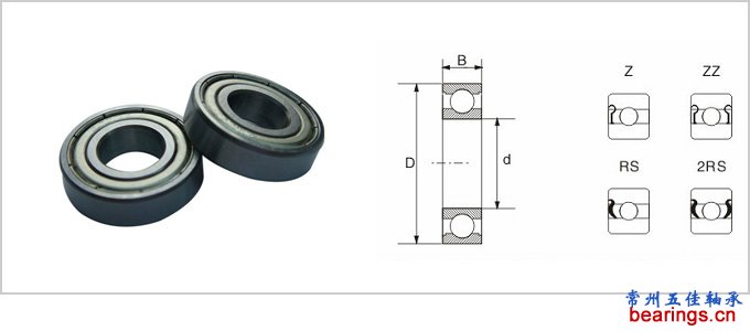 深沟球轴承尺寸